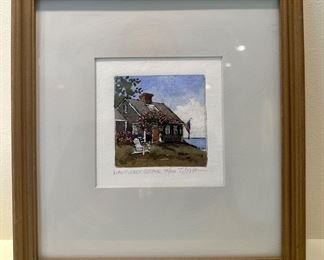 "Nantucket Cottage," Signed 86/100