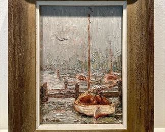 Oil on Board, Signed