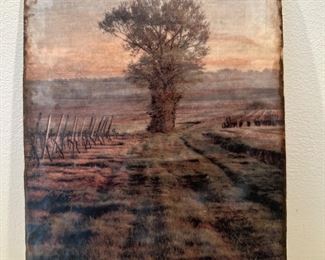 Oil on Board, Signed