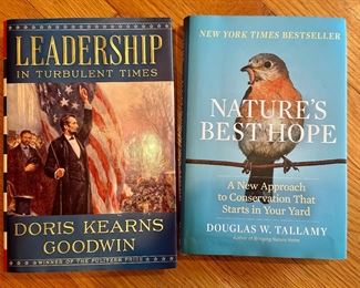 Leadership in Turbulent Times & Nature's Best Hope Books