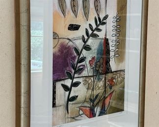 Tending my Garden II, Signed S. Hile