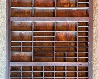 Vintage Printer Type Set