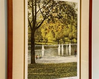 "Fall 1985 II" Lithograph 26/285, Signed