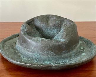Brass "Hat" Ashtray