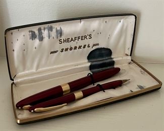 Sheaffer's Snorkel Pen & Pencil