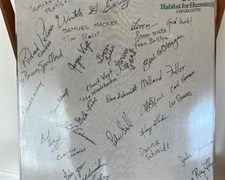 Autographed Rosalyn & Jimmy Carter T-Shirt