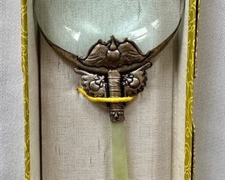 Magnifying Glass with Jade Handle