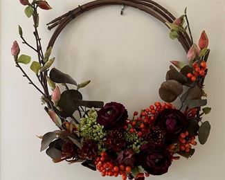 Faux Floral Wreath