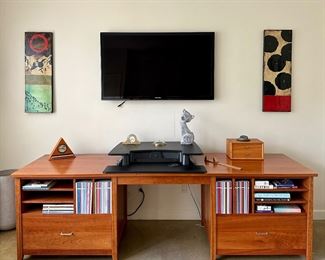 Furniture by Dovetail Custom Cherry Executive Desk