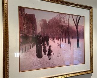 "Boston Common at Twilight" Print by Childe Hassam