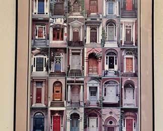 Doors of Boston Framed Poster