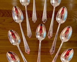 (11) Sterling Silver Teaspoons