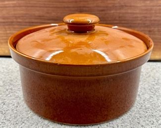 Pottery Covered Bowl