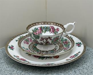 Old Royal Teacup, Saucer, & Luncheon Plate