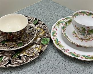 Teacups, Saucers & Luncheon Plate
