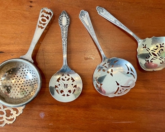 Sterling Silver Tea Strainers
