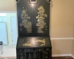 oriental secretary cabinet / desk - 47 L x 24 W x 103 H 