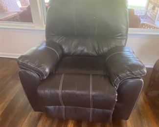 leather recliner