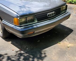 1985 Audi 5000s Turbo, no battery, unable to start, electronics turn on when jumper cables attached but no starter reaction when key turned.