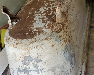 HEAVY Cast Iron Tub