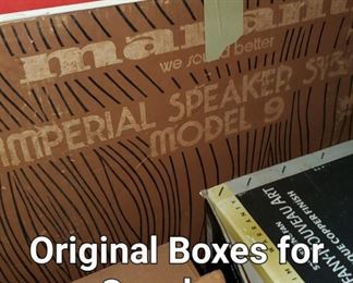 Marantz Imperial 9 Speaker Boxes