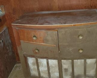 Westinghouse VM Voice of Music Stere-o-Matic AM/FM Turntable Console. Dark area is dust/dirt that does wipe off!