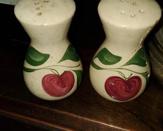 Watt Pottery Yelloware Salt & Pepper