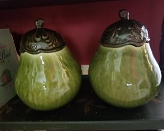 Grasslands Road Cucina collection eggplant canisters