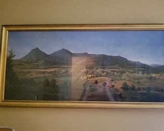 Landscape print of Blue Ridge