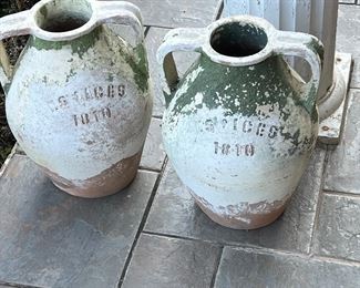 Large decorative vases