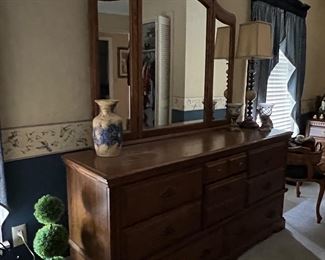 Triple dresser/mirror