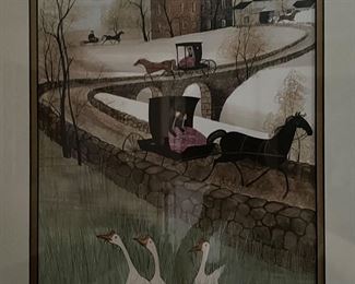 P Buckley Moss Amish print
