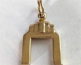 D Day memorial 14K charm   Overlord Arch