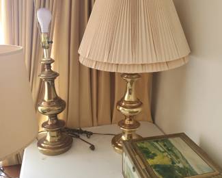 Brass lamps