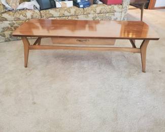 Boomerang leg MCM coffee table
