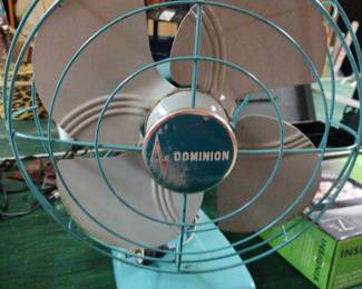 Spectacular Dominion Retro fan, in mint condition!