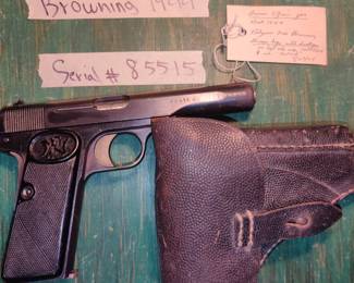 Browning with holster
