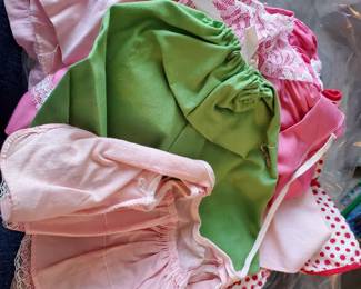 Various doll clothes