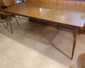 50's MCM kitchen table (2) leaves...