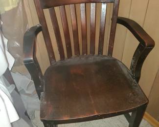 Solid wood arm chair