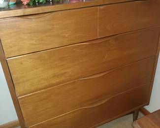 Matching MCM chest of drawers