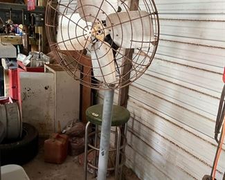 Pedestal shop fan