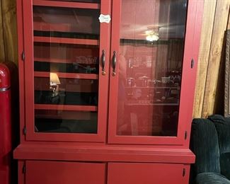 Large homemade gun cabinet