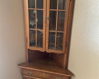 Cute Corner Curio Cabinet