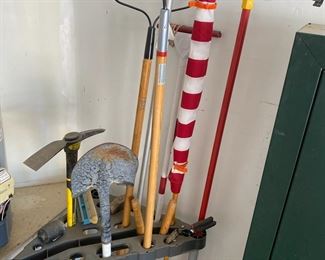 Garage And Yard Essentials StackOn Cabinet, Homelite Electric Trimmer, And More