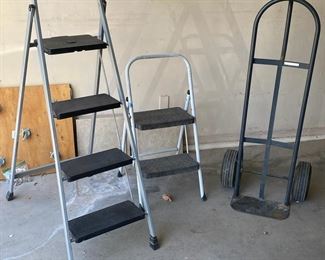 Milwaukee Hand Truck And Step Ladders