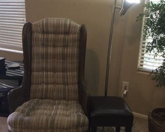 Really Cool Old Wicker Sitting Chair And More