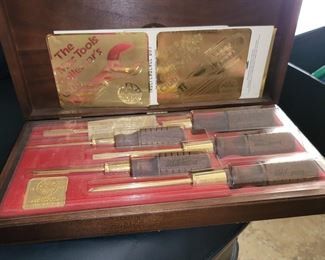 Dale Earnhardt gold plated screwdrivers