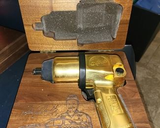 Dale Earnhardt gold plated impact wrench