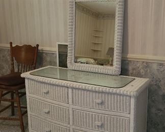 Wicker dresser-$75.00